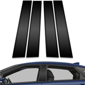 4pc Carbon Fiber Pillar Post Covers for 2016-2023 Toyota Mirai