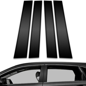 4pc Carbon Fiber Pillar Post Covers for 2009-2015 Toyota Venza