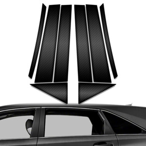 6pc Carbon Fiber Pillar Post Covers for 2009-2015 Toyota Venza