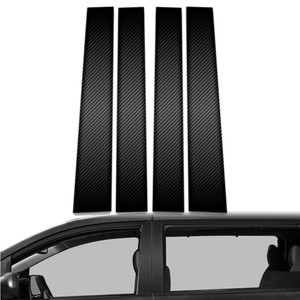 4pc Carbon Fiber Pillar Post Covers for 2011-2020 Toyota Sienna