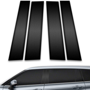 4pc Carbon Fiber Pillar Post Covers for 2020-2023 Toyota Highlander