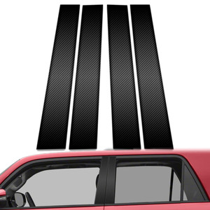 4pc Carbon Fiber Pillar Post Covers for 2010-2023 Toyota 4Runner
