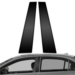 2pc Carbon Fiber Pillar Post Covers for 2011-2018 Volkswagen Jetta