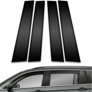 4pc Carbon Fiber Pillar Post Covers for 2018-2023 Volkswagen Tiguan