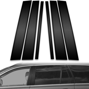 6pc Carbon Fiber Pillar Post Covers for 2003-2015 Volvo XC90