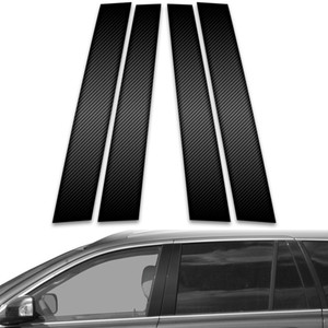 4pc Carbon Fiber Pillar Post Covers for 2003-2015 Volvo XC90