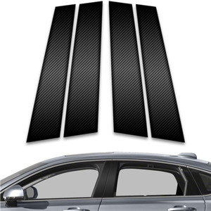 4pc Carbon Fiber Pillar Post Covers for 2017-2023 Volvo S90