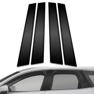 4pc Carbon Fiber Pillar Post Covers for 2017-2023 Volvo XC60