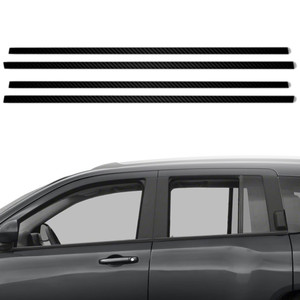 4pc Carbon Fiber Window Sill Trim for 2007-2017 Jeep Compass