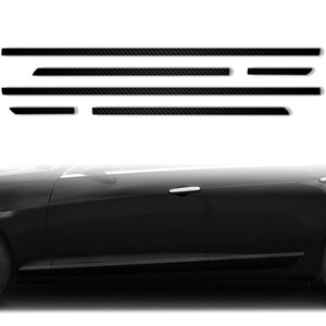 6pc Carbon Fiber 1 1/8" Accent Trim for 2014-2019 Cadillac CTS