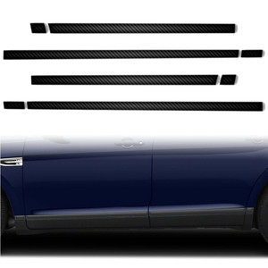 8pc Carbon Fiber 1 1/2" Accent Trim for 2010-2019 Ford Taurus