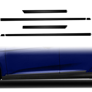 6pc Carbon Fiber Accent Trim for 2012-2023 Ford Focus 4Dr