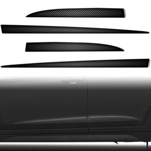 4pc Carbon Fiber 2" Tapered Accent Trim for 2016-2023 Hyundai Tucson