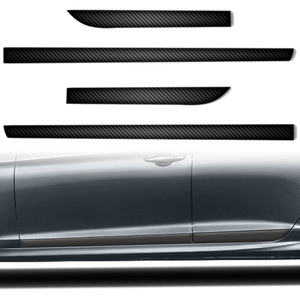 4pc Carbon Fiber 2 1/2" Accent Trim for 2015-2019 Hyundai Sonata