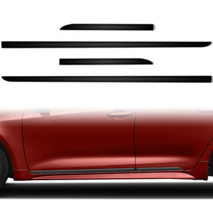4pc Carbon Fiber Accent Trim for 2019-2023 Toyota Corolla Hatchback