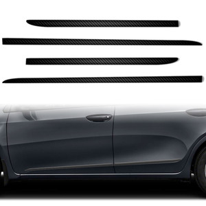 4pc Carbon Fiber 1" Accent Trim for 2014-2019 Toyota Corolla