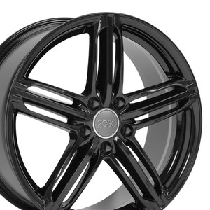 18" Gloss Black Wheel for 2016-2024 Audi Q2 - RVO4508