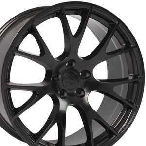 22" Satin Black Wheel for 2005-2008 Dodge Magnum - RVO4569