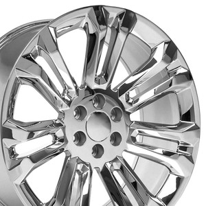 24" Chrome Wheel for 1999-2024 Chevy Silverado 1500 - RVO4672