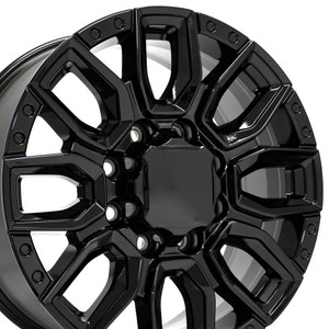 20" Gloss Black Wheel for 2011-2024 GMC Sierra 2500 HD - RVO4751