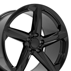 20" Gloss Black Rear Wheel for 2020-2023 Chevy Corvette - RVO4825