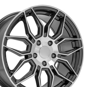 18" Gunmetal Machined Wheel for 1993-2002 Chevy Camaro - RVO4830