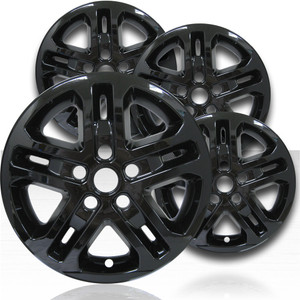 17" Gloss Black Wheel Skins for 2022-2024 Jeep Grand Cherokee (Set of 4)