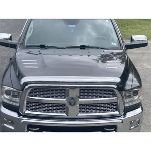 6pc. Luxury FX Side Hood Accent Trim for 2010-2018 RAM 2500 HD