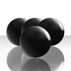 Set of 4 Snap-On Center Caps for 2018-2021 Chevy Equinox - Gloss Black