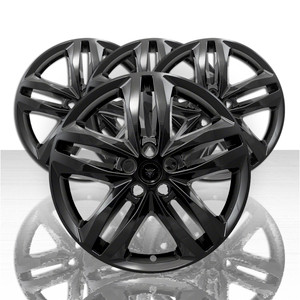 4pc 19" 5 Double Spoke Wheel Skins for 18-20 Chevy Equinox Premier - Gloss Black