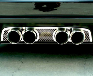 Exhaust Filler Panel w/4" Dual Pros Series 2 Tips Style for 05-13 Chevy Corvette