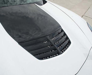 Polished Hood Vent Grille w/Expanded Diamond Pattern for 2014-19 Chevy Corvette