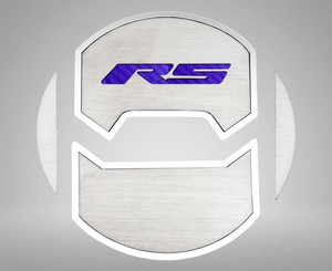 8pc AC Vent Covers w/Purple Carbon Fiber "RS" Inlay for 10-15 Chevy Camaro RS