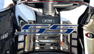 Hood Emblem w/Dark Blue "SS" for 2010-2020 Chevy Camaro RS