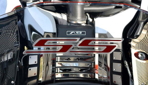 Hood Emblem w/Garnet Red "SS" for 2010-2020 Chevy Camaro RS