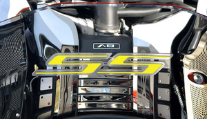 Hood Emblem w/Yellow "SS" for 2010-2020 Chevy Camaro RS