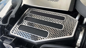Perforated Air Box Cover w/Brushed Trim for 2007-2018 Jeep Wrangler JK
