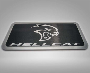 Carbon Fiber Car Show Display w/"Hellcat"
