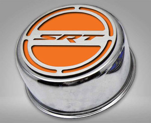 13pc Cap Cover Set w/Orange "SRT" Inlay for 08-23 Dodge Challenger 6.2L