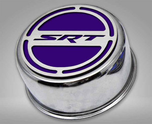 13pc Cap Cover Set w/Purple "SRT" Inlay for 08-23 Dodge Challenger 6.2L