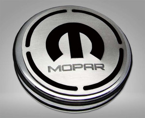 13pc Cap Cover Set w/Black "Mopar" Inlay for 08-23 Dodge Challenger 3.6L
