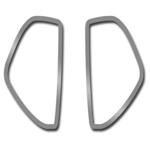 2pc Rear Speaker Trim Rings Polished Finish for 2011-2013 Chrysler 300