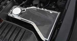 Water Tank Cover w/Carbon Fiber Top Plate for 2011-2013 Chrysler 300