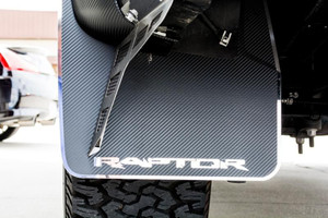 Carbon Fiber Mud Guards w/Raptor Style for 2010-2014 Ford F-150 Raptor