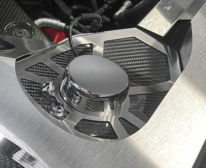 Carbon Fiber Shock Tower Covers for 2020-2022 Chevy Corvette 2dr