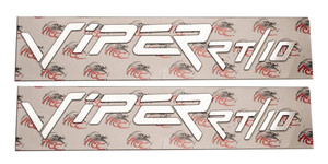 Polished Side Fender Lettering Kit w/"Viper RT/10" for 96-02 Dodge Viper R/T-10