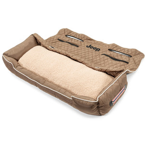 Seat Armour Tan Large Pet Bed w/Jeep Lettering