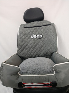 Seat Armour Grey Pet Bed w/Jeep Lettering