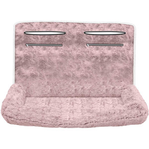 Seat Armour Pink Fur Large Pet Bed for Most Vehicles