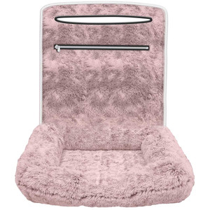 Seat Armour Pink Fur Small Pet Bed for Most Vehicles